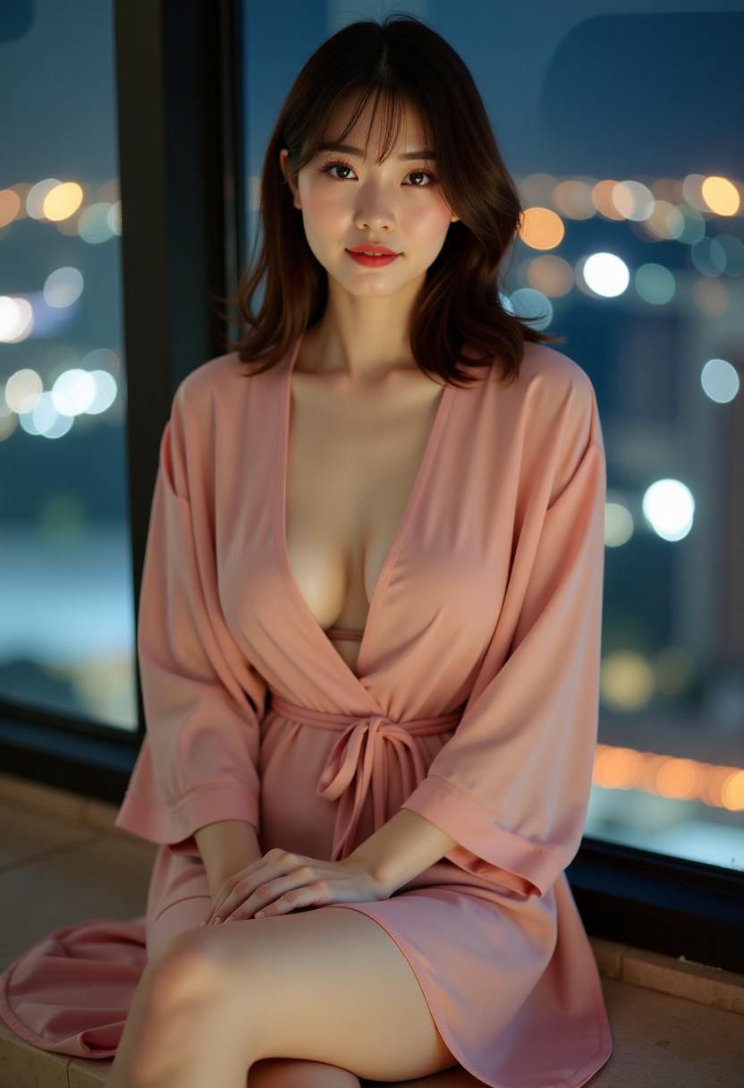 平安夜的雪镇快闪 焦点画面